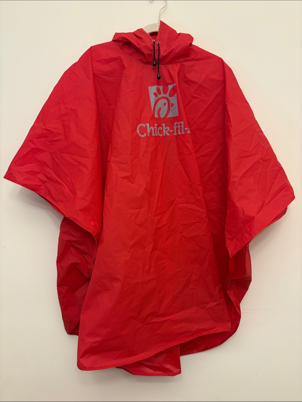 Chick-fil-A Red Logo Rain Poncho One Size